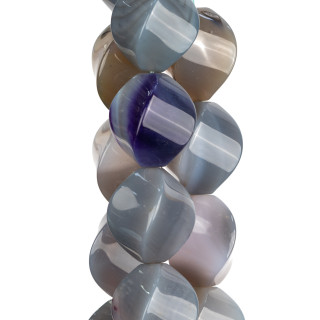 Twist Gris Agate 25x35mm