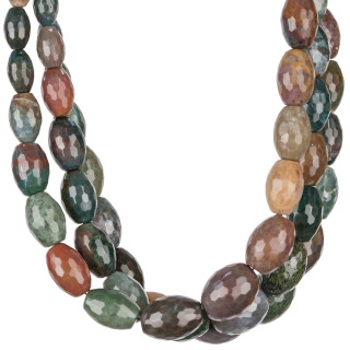 Ágata India Gradación Facetada 8-18mm (48cm)