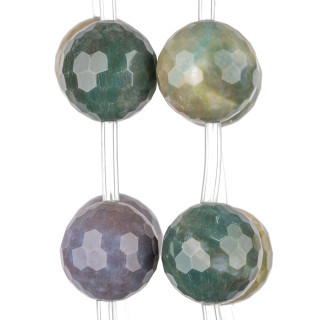 Indian Agate Faceted 25mm 8pcs