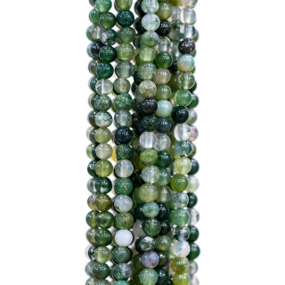 Ágata Musgo Redonda Lisa 03mm