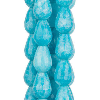 Angelita Briolette Facetada Gotas 13x18mm