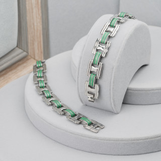 Brazalete Acero Ancho 15mm Mod26935 Verde