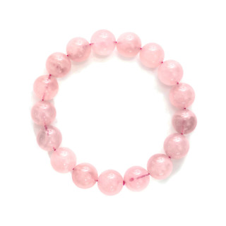 Round Morganite Bracelet 12mm