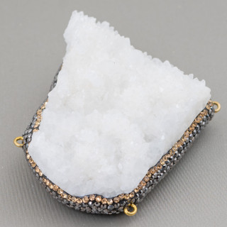 Connector Component Of Quartz And Marcasite Rhinestone 50-70mm