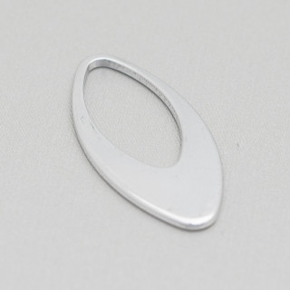 Διάτρητο Οβάλ Ατσάλι Εξάρτημα 17x36mm 40τεμ