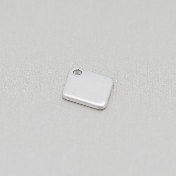 Componente de Acero Rombo Colgante 13x15mm 120pcs