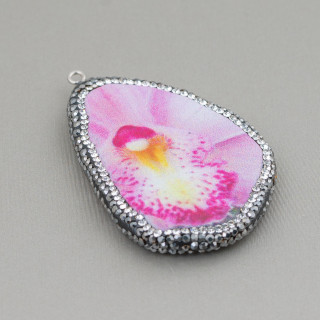 Componente Di Agata Piastra Con Strass Marcasite Misura Variabile 38-65mm 1pz MOD2