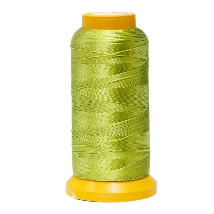 Nylon Cotton Thread for Threading Pearls and Knotted Stones 100m 1pc Forest Green