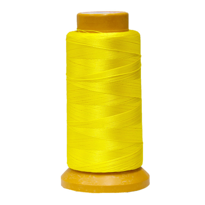 Fil De Coton En Nylon Pour Enfiler Des Perles Et Des Pierres Avec Des Noeuds 100mt 1pc Jaune