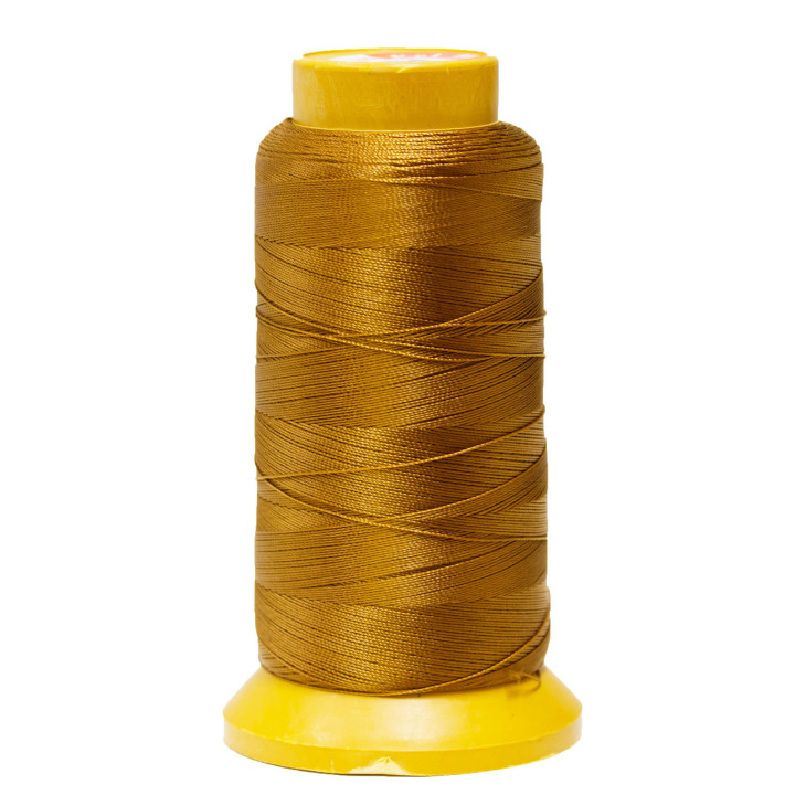 Nylon Cotton Thread for Threading Pearls and Stones with Knots 100m 1pc Light Brown