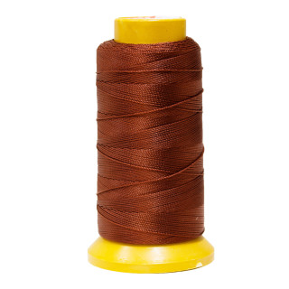 Fil de coton en nylon pour enfiler des perles et des pierres en nœuds 100mt 1pc Brique