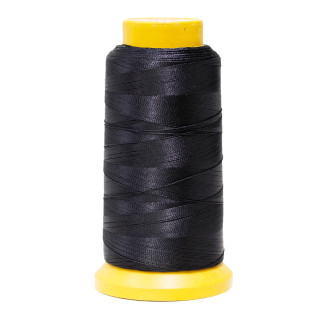 Nylon-Baumwollfaden zum Auffädeln von Perlen und Steinen mit Knoten 100mt 1pc Schwarz
