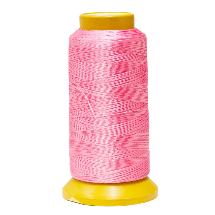 Filo di Nylon Cotone Per Infilatura Di Perle E Pietre A Nodini 100 Metri 1pz Rosa