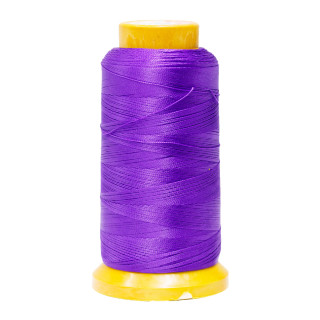 Hilo Nylon Algodón Para Ensartar Perlas Y Piedras Con Nudos 100mt 1ud Morado