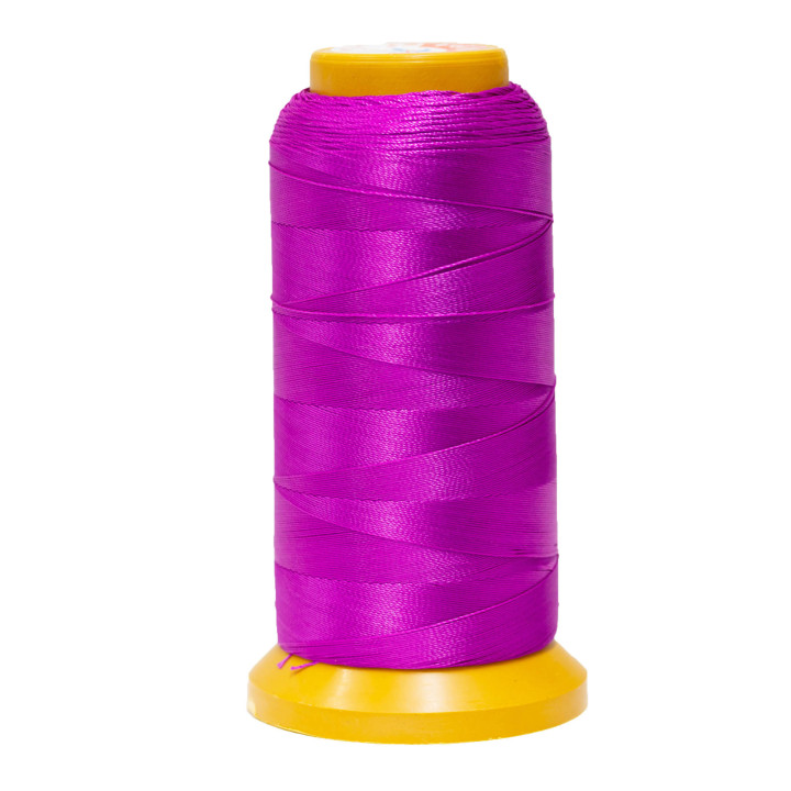 Nylon-Baumwollfaden zum Auffädeln von Perlen und Steinen mit Knoten 100mt 1pc Violett