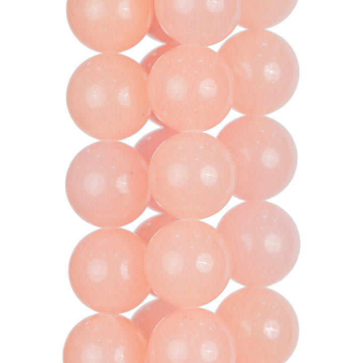 Pink Jade Round Smooth 18mm