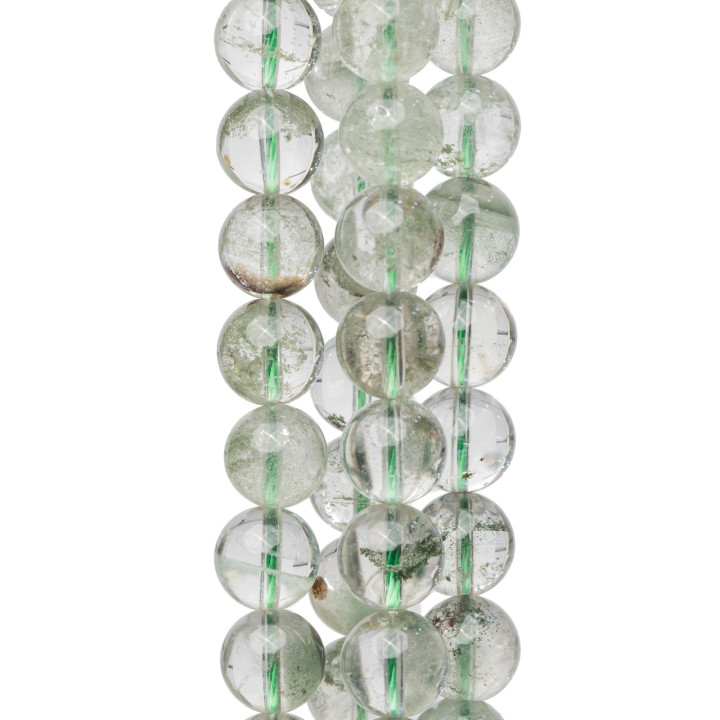 Smooth Round Ghost Quartz (MQO) 11mm