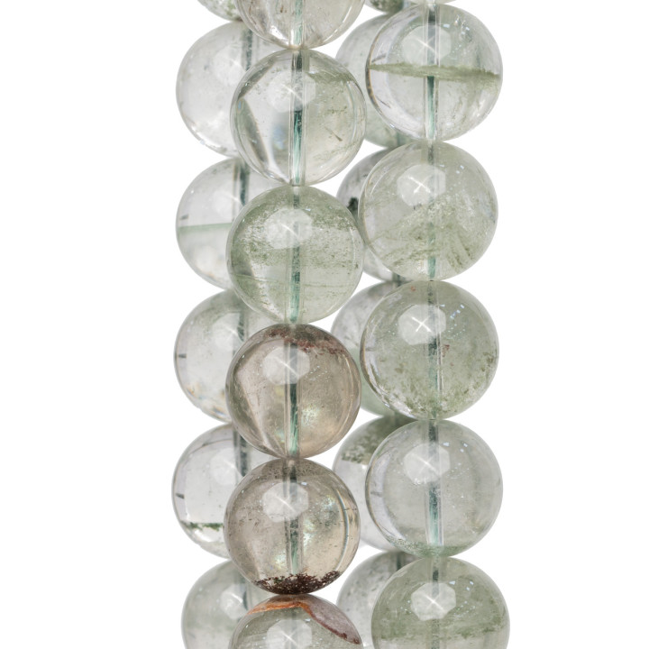 Smooth Round Ghost Quartz (MQO) 18mm