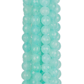 Green Jade Chrysoprase Faceted 10mm