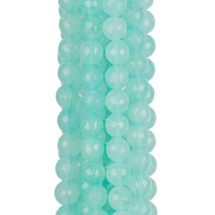 Green Jade Chrysoprase Faceted 10mm