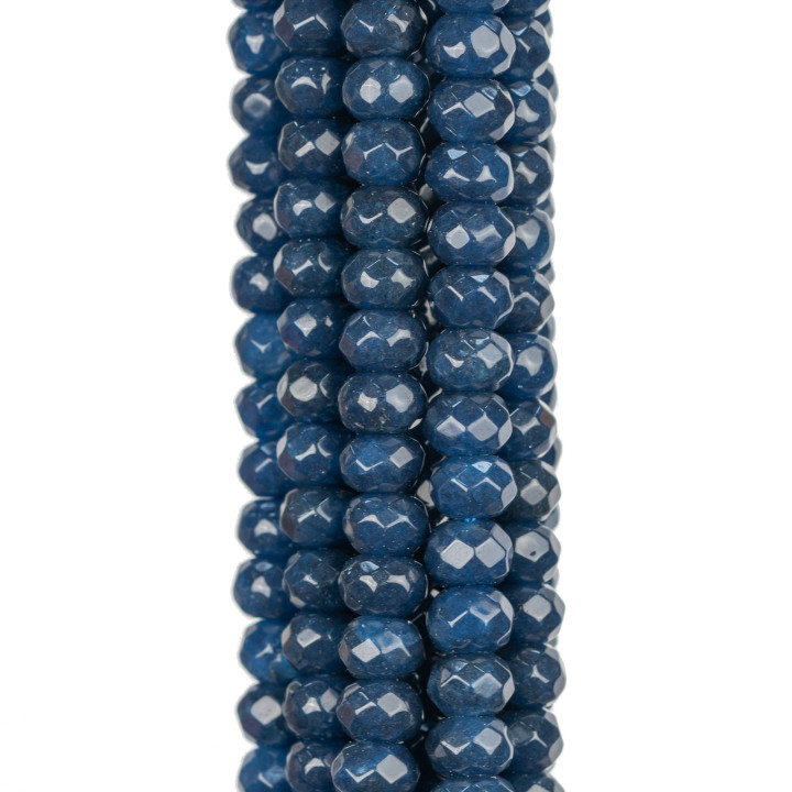 Giada Zaffiro Rondelle Sfaccettate 8x5mm