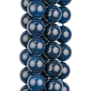 Jade Saphir Rond Lisse 18mm