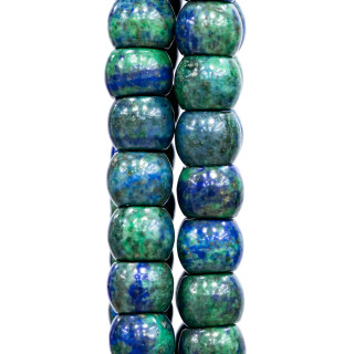 Lapislazuli Afghanistan (Chrysokoll) Barrel 10x09mm