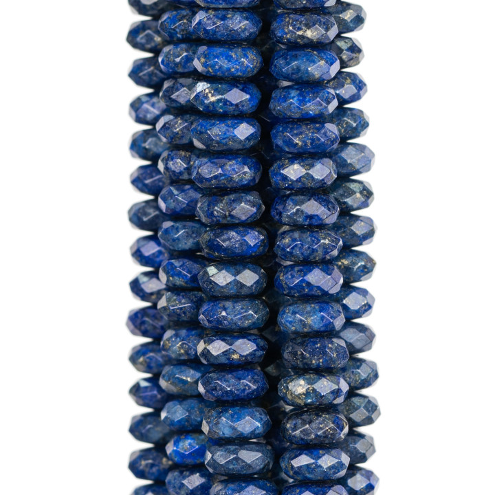 Lapislazzuli Blu Grezzo Rondelle Sfaccettato 8x5mm