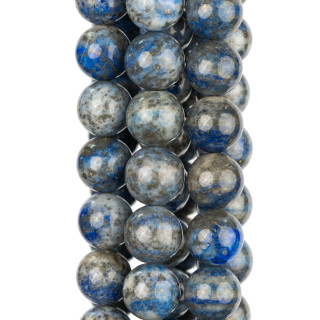 Azul Lapislázuli Áspero Redondo Liso 10mm