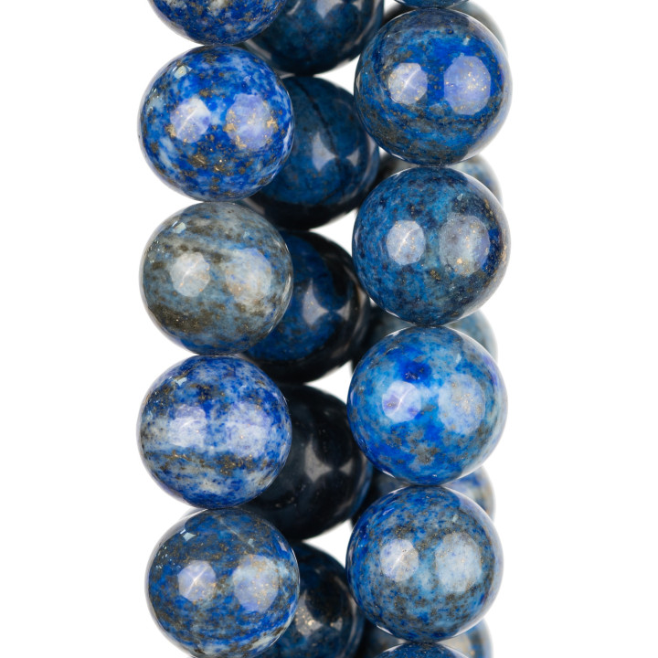 Lapis Lazuli Bleu Rugueux Rond Lisse 18mm
