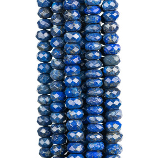Lapis Lazuli Bleu Naturel Rondelle Facette 08x05mm