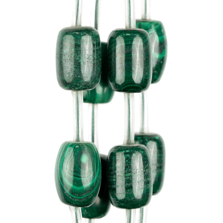 Malachite Barilotto 14x19mm