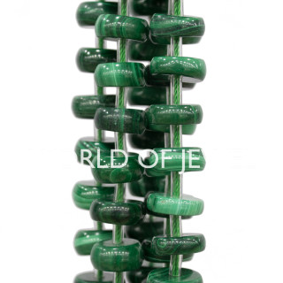 Rondelle Malachite 14-16x8-9mm