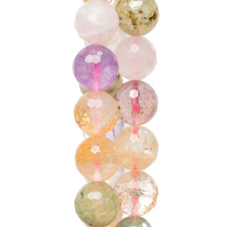 Quartz Multicolore Facette 14mm