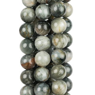 Oeil de faucon rond lisse 10mm