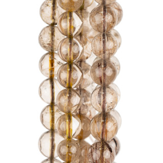 Cuarzo Rutilado Bronce Redondo Liso 11mm