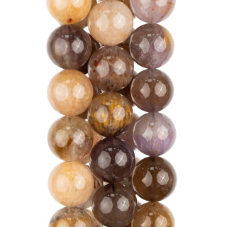 Cuarzo Rutilado Fancy Top Redondo Liso 12mm