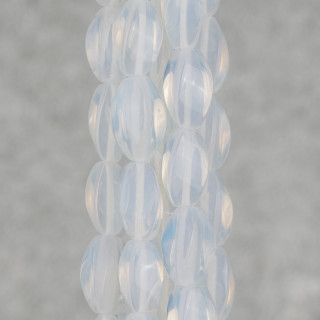 Synthetic Opal Wavy Rice 06x12mm