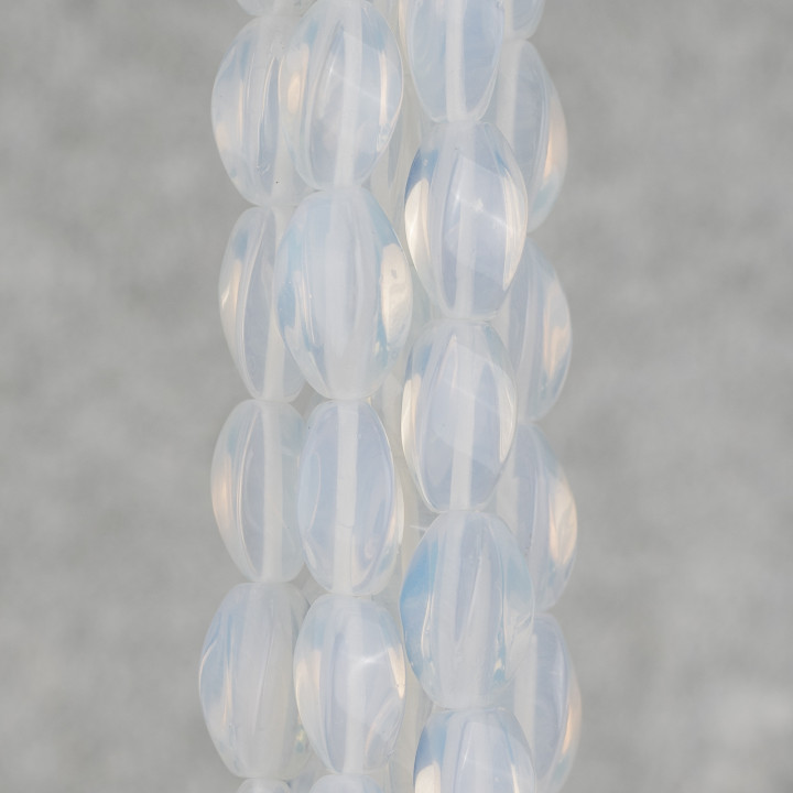 Riz Ondulé Opale Synthétique 10x20mm