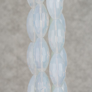 Synthetischer Opal Reis facettiert 20x35mm