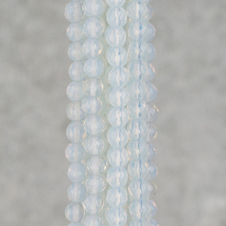 Opale Sintetico Perlina Tonda Sfaccettata 6mm
