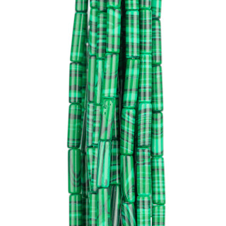 Cylindre Pâte Malachite 4x12mm