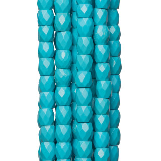 Corps Pâte Turquoise Facette 08x08mm