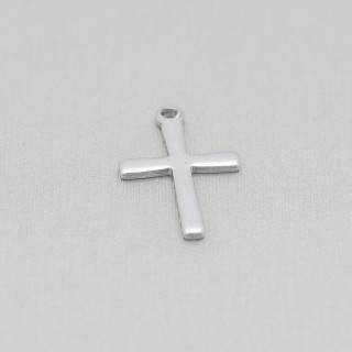 316 Steel Pendant Component Cross Pendant 12x20mm 100pcs