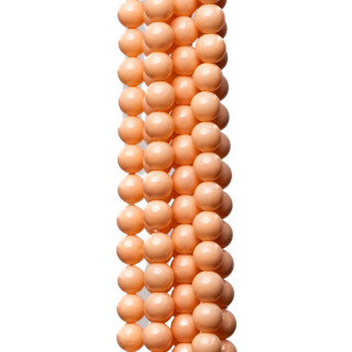 Perles de Majorque Rose Pastel Ronde Lisse 04mm