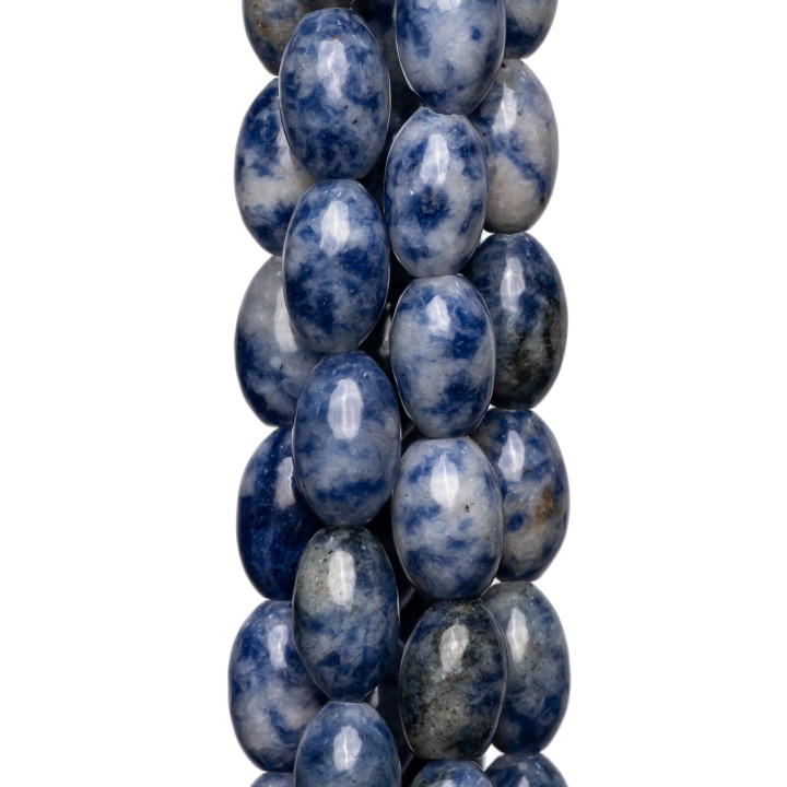 Riz Lisse Sodalite Cru 8x12mm