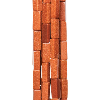 Pietra Del Sole Or Parallélépipède Tube 4x13mm