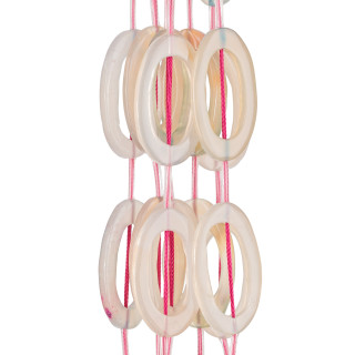 Agate Perforated Plate 21x45mm MOD6