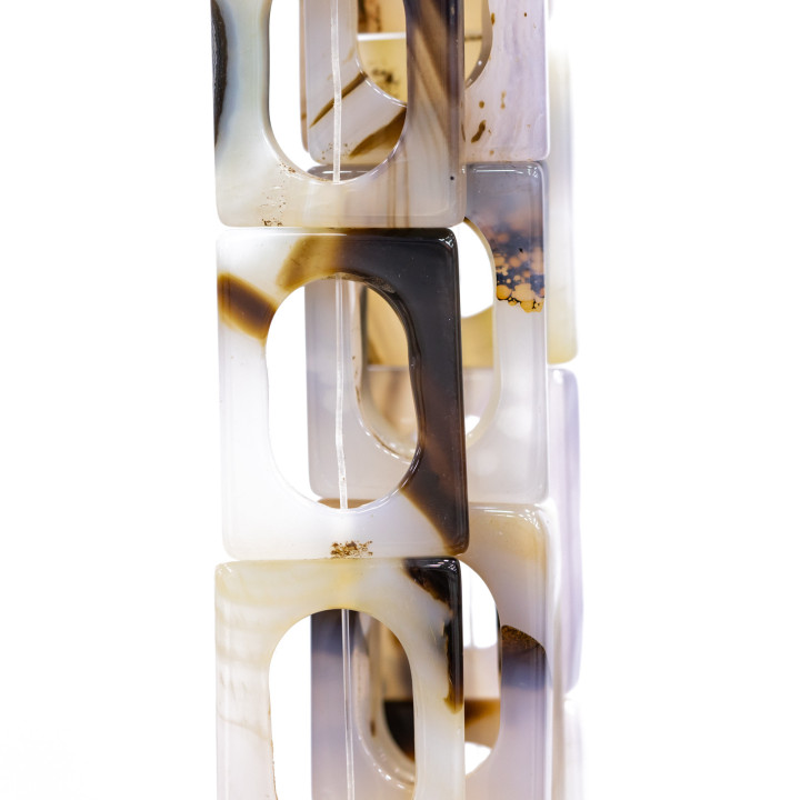 Placa Agata Perforada 25x35mm