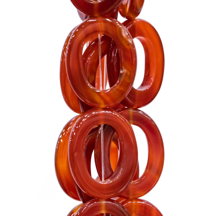 Agate Plaque Perforée 26x35mm